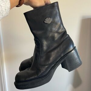 Harley Davidson Leather Boots